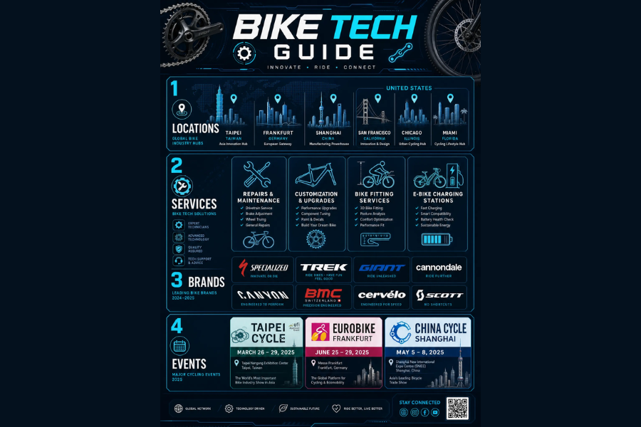 You are currently viewing Bike Tech Guide: Locations, Services, Brands & Events